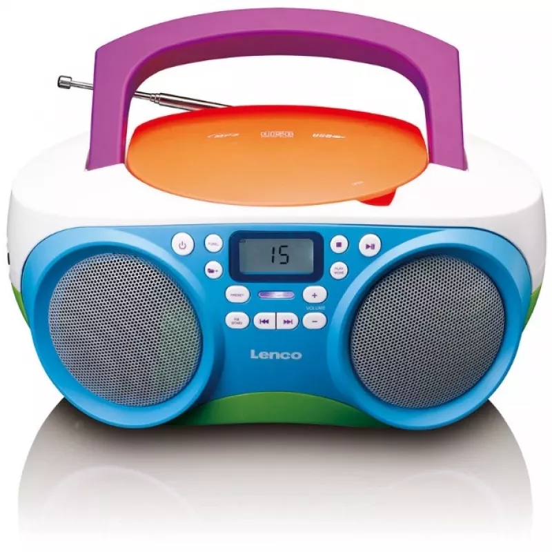 Tragbares Radio Lenco SCD41 Mehrfarbig