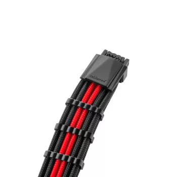 CableMod PRO ModMesh 12VHPWR auf 3x PCIe-Kabel - 45 cm, schwarz/rot