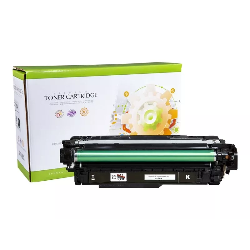 STATIC Tonerkartusche kompatibel mit HP CF320A schwarz wiederaufbereitet 11.500 Seiten