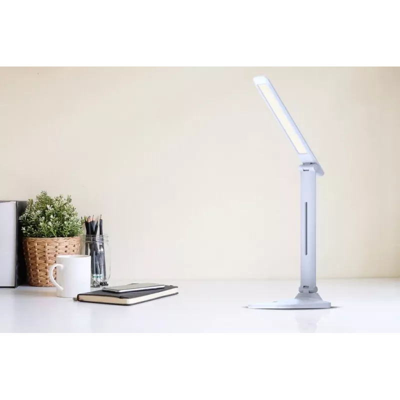 Tischleuchte Hawk HW-LAMP01 Weiß LED einstellbare Helligkeit, verstellbarer Arm