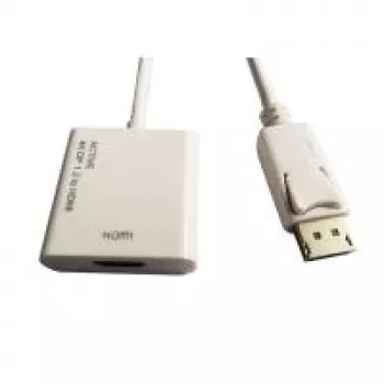 ROLINE DisplayPort-HDMI Adapter - Aktiv - v1.2 - DP-Stecker - HDMI-Buchse - Weiß - 0,15 mm - DisplayPort-Stecker - HDMI Typ A - DisplayPort Version 1.2 - Aktiv (12.03.3160)