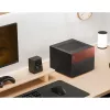 Jonsbo N4 Microtower Gehäuse Schwarz Robustes Stahl Kompaktes PC-Gehäuse