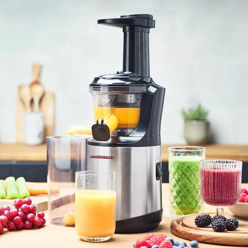 Slow juicer Gastroback Advanced Vital 40145 Schwarz Edelstahl