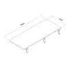 Maclean Klappregal 100x40 cm MC-128 B