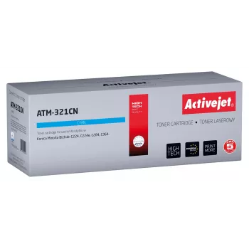 Activejet ATM-321CN Toner (Ersatz für Konica Minolta TN321C; Supreme; 25.000 Seiten; Cyan)