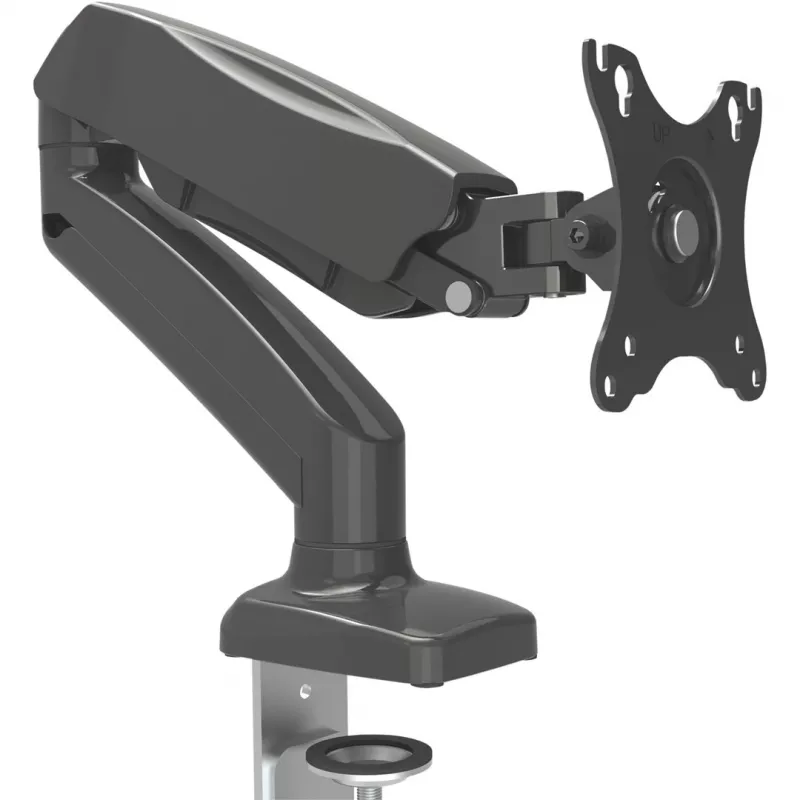 Monitorhalterung MONTIS MT014 für 1 Display, Tischmontage, Gasfeder-Höhenverstellung, für Bildschirme bis 81,3 cm (32 Zoll), max. Belastung 8 kg, schwarz