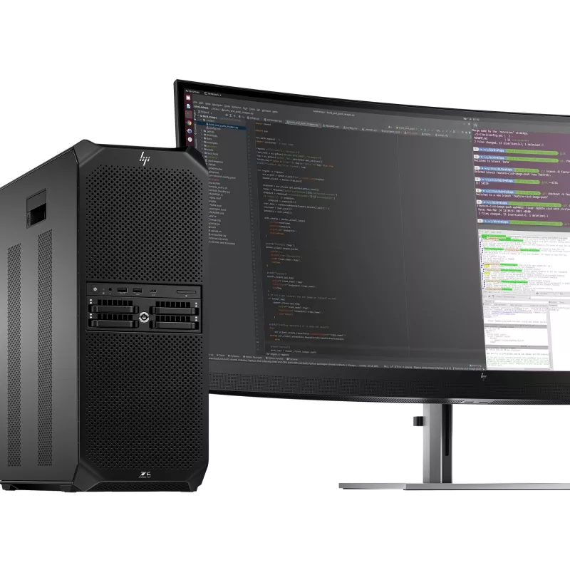 HP Workstation Z6 G5 A - Tower - 4U - 1 x Ryzen ThreadRipper PRO 7955WX / 4.5 GHz - RAM 64 GB - SSD 2 TB - HP Z Turbo Drive, NVMe, TLC - keine Grafike