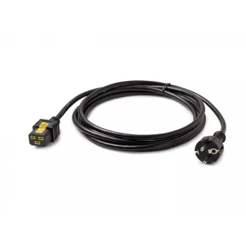 APC Netzkabel, verriegelbare C19 auf CEE/7 Schuko, 3,0 m