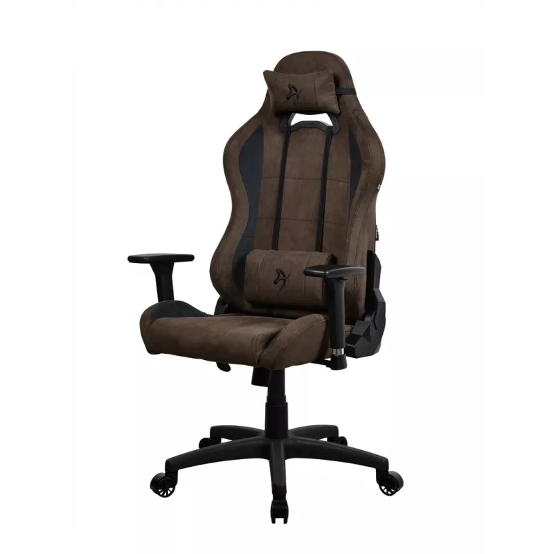 Gaming-Stuhl Arozzi Torretta SuperSoft – ergonomisch braun, stützendes Design