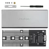 Aluminiumgehäuse QOLTEC 51833 für M.2 SSD, SATA auf USB 3.0, unterstützt bis zu 2 TB