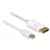 DisplayPort-Kabel DeLOCK 83482 Mini DisplayPort 2 m Weiß