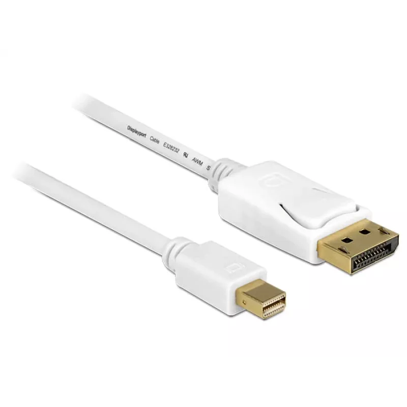 DisplayPort-Kabel DeLOCK 83482 Mini DisplayPort 2 m Weiß