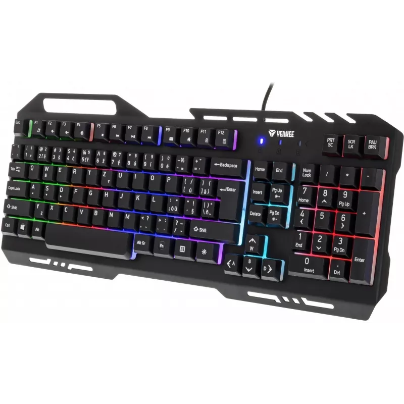 Tastatur YKB 3200 SHADOW metal, LED