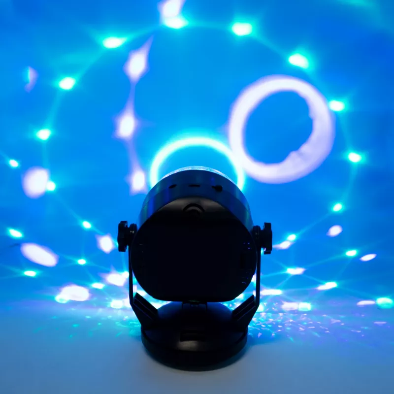 LED-Discokugel DENVER LDB-319 – kompaktes LED-Partylight, Modell 117220200040