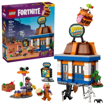 LEGO Bauspielzeug LEGO FORTNITE 77076 Durrr Burger Restaurant Spielset — 546 Teile, 4 Minifiguren, 270×180×90 mm