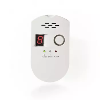 Nedis DTCTG10CWT Gasdetektor LPG, Erdgas