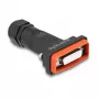 DeLOCK D-Sub HD 26-polige Buchse IP67 wasserdicht schwarz orange