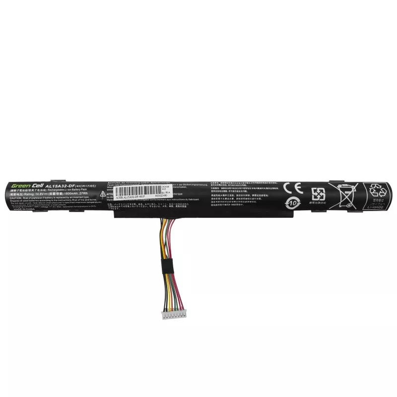 Batterie Grün Cell AC68 für Acer E5-573 E5-573G E5-573TG V3-574 V3-574G TravelMate P277