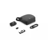 Mikrofon-Empfänger DJI Mic 3 Kamerahalterung schwarz – batteriebetrieben, inklusive 3,5-mm-Audio- und USB-Kabel