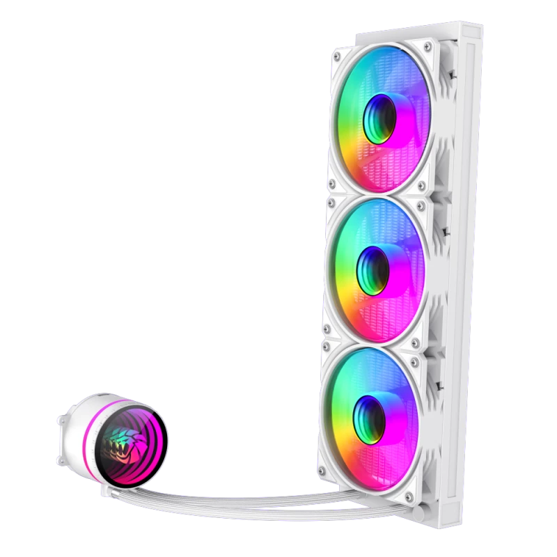 Gamemax | CPU-Flüssigkeitskühler | ICEBURG 360 INFINITY | Weiß