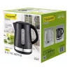 Wasserkocher Maestro 1,7 L 2200 W Schwarz — Kunststoffgehäuse, Tastendeckel, ergonomischer Griff