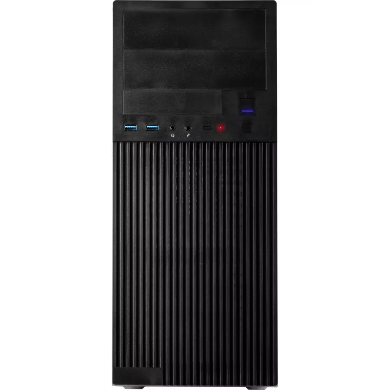 Computergehäuse INTER-TECH IT-2815 Linear, ATX, Schwarz