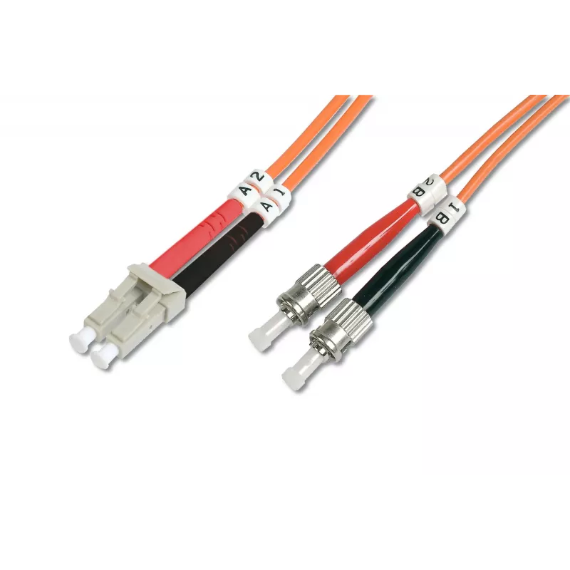 Glasfaser-Multimode-Patchkabel - LC - ST - 10 m - I-VH - OM2 - LC - ST