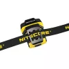 Kopflampe Nitecore NU11 — 150 lm, IPX5, USB wiederaufladbar, 41 g, gelb/schwarz