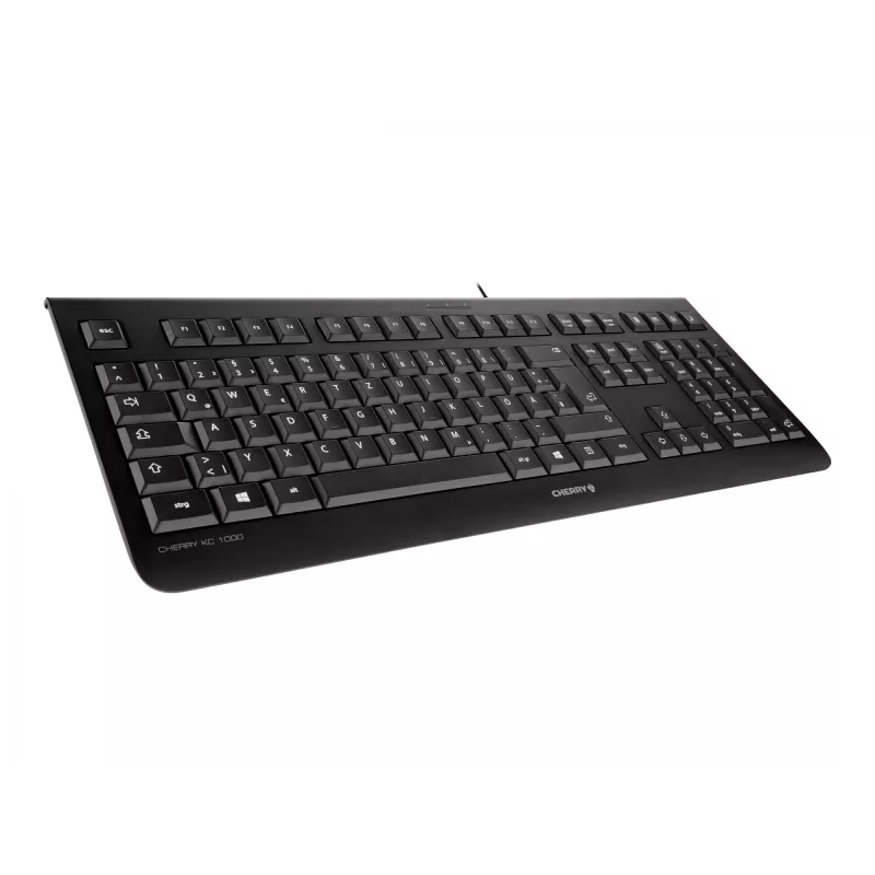 Cherry KC 1000 - Tastatur - Nordisch - Schwarz