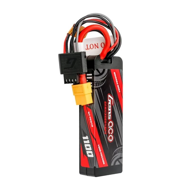 Lipo Gens ace G-Tech 1100mAh 11.1V 3S1P 60C GRP-76 Hardcase Akku mit XT60 Stecker
