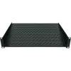 Intellinet 19 Zoll Kragarm-Fachboden, 1HE, 2-Punkt-Frontmontage, 150 mm Tiefe, max. 25 kg, Schwarz, drei Jahre Garantie