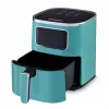 Heißluftfritteuse HEINRICH'S HFR 8216 — 5,0 l, 1450 W, grün, Touch-Steuerung, LED-Display