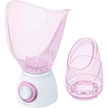 Beurer FS 60 Gesichtssauna und Dampfgerät, rosa/weiß