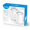 Mesh-System Cudy AX1800 Dualband 2,4 GHz 5 GHz Wi-Fi 6