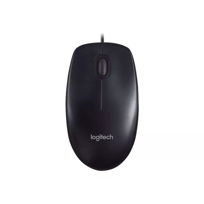Logitech M90 kabelgebundene optische Büromaus — 1000 DPI, beidhändig, USB Typ-A, schwarz