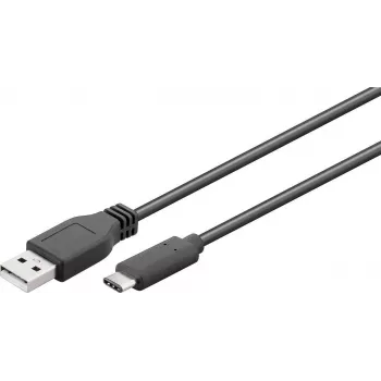 Wentronic 55466 USB-Kabel Schwarz