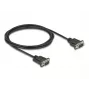 DeLOCK Serielles Kabel RS-232 D-Sub9 Stecker auf Stecker 2 m Schwarz