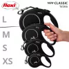 Flexi New CLASSIC 5 m Schwarz Hunde-Ausziehleine