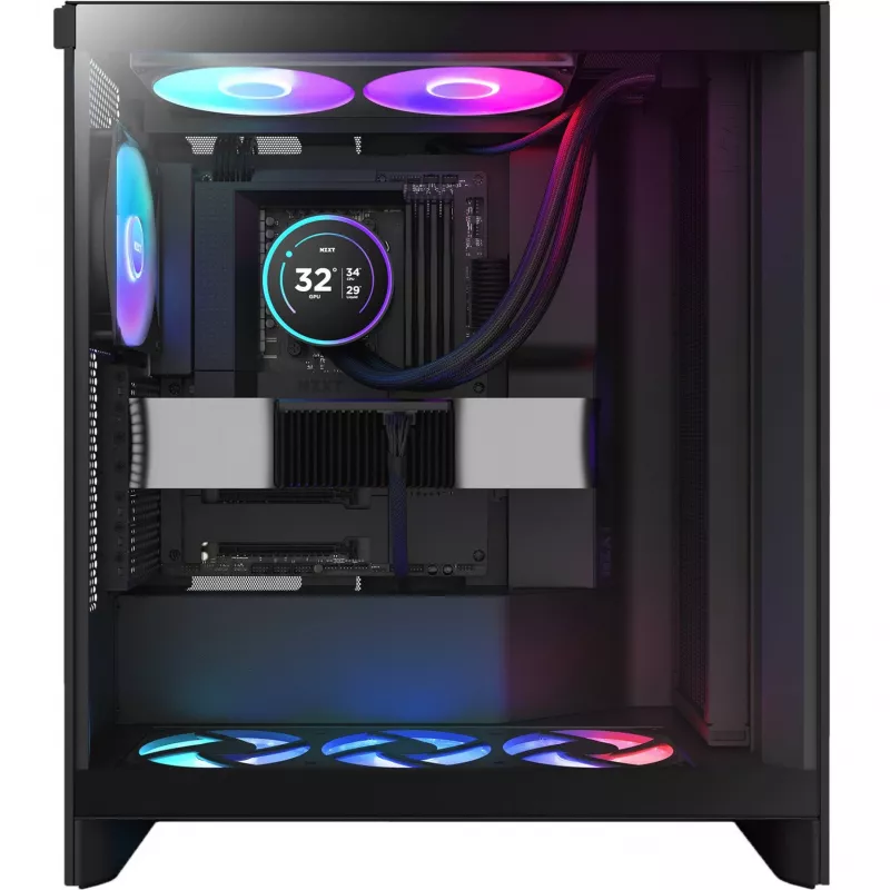 Kraken Elite 420 RGB 420 mm, Flüssigkeitskühlung schwarz