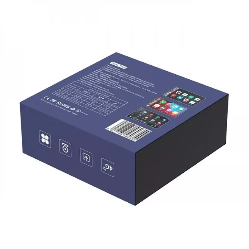 CARLINKIT Adapter Wireless AI Box mit Android 13 – 8 GB + 128 GB für Original-Autoradios mit CarPlay, blau