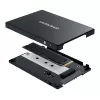 Montagekit GRAUGEAR G-CV-M2T25 Schwarz Aluminium