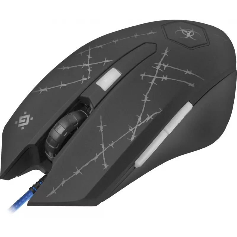 Defender Forced GM-020L Maus Gaming beidhändig USB Typ-A Optisch 3200 DPI