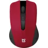 Kabellose optische Maus DEFENDER MM-935 RF – beidhändig, 1600 DPI, rot, RF-USB-Empfänger, AAA-Batterien