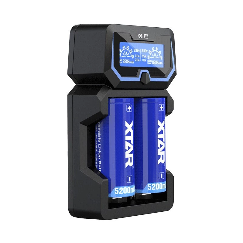 XTAR X2 Ladegerät für Li-Ion 18650