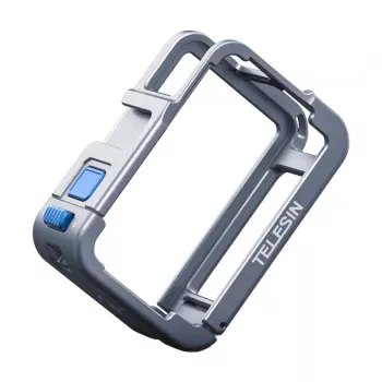 Schützende Metallhülle Telesin für DJI Osmo Action 5 (blau)