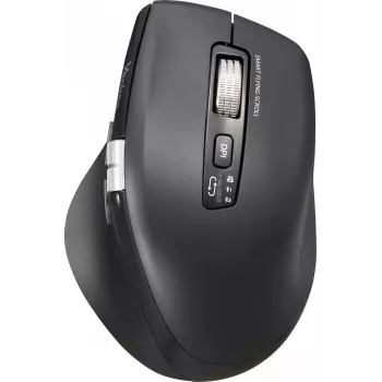 Kabellose Maus YENKEE SPIN DUAL 2095BK — kompakte optische Dual-Mode-Maus, Modell YMS 2095B SPIN