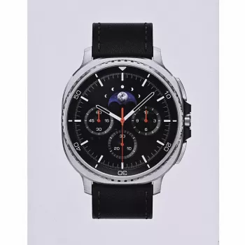 Samsung Galaxy Watch 8 Classic 3,3 cm (1,3) AMOLED 46 mm Digital 438 x 438 Pixel Touchscreen 4G Silber Wi-Fi GPS (Satellit)