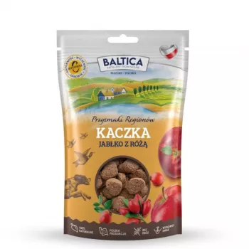 BALTICA regionale Leckerbissen Ente mit Apfel und Rose - Hundeleckerli - 100g