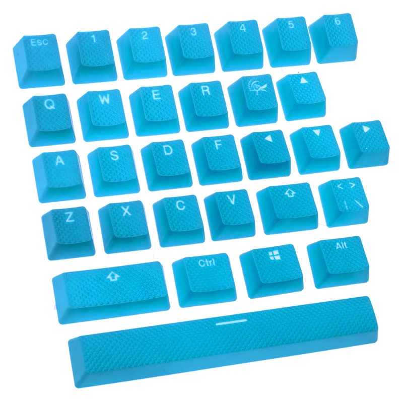 Ducky DKSA31-USRDBNNO1 Blaue Gummi-Tastenkappen-Set