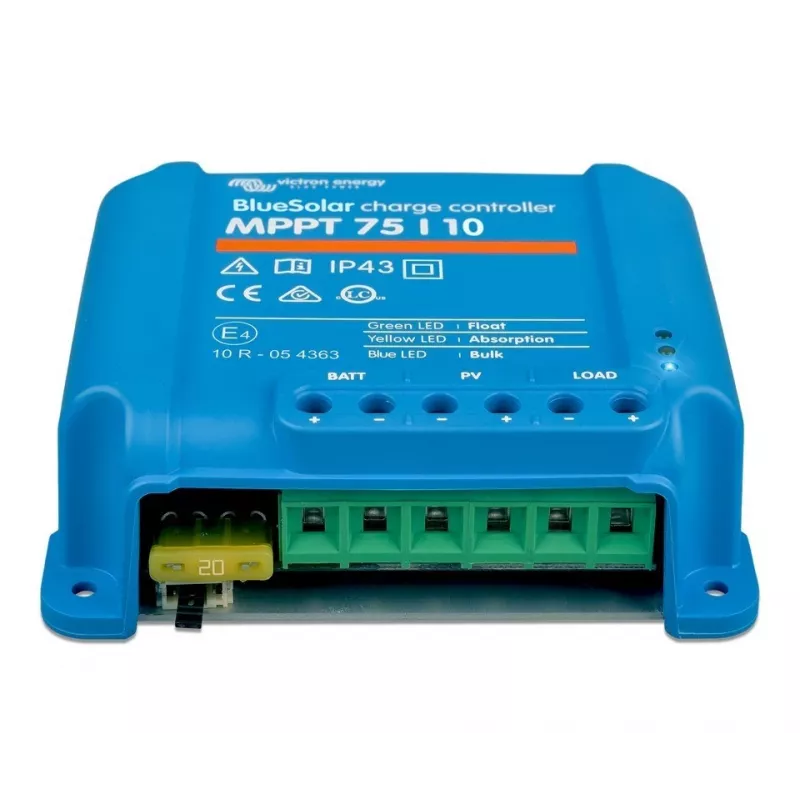 Solar-Laderegler BlueSolar PWM-LCD&USB 12/24V 10A von Victron Energy